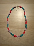 Spring rondelle necklace